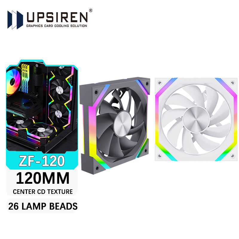 Argb Case Fan - UPSIREN ZF-120 Computer Case Fan 12cm
