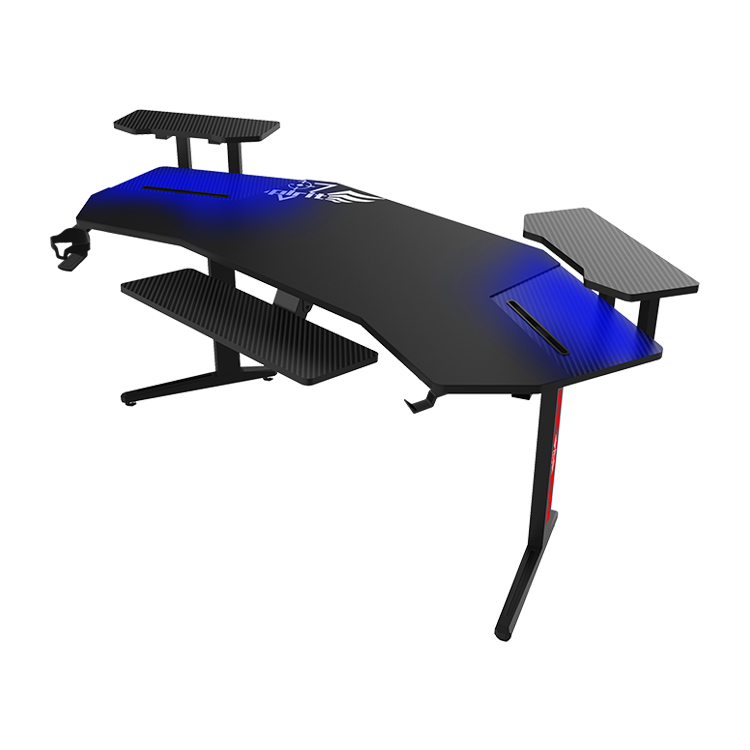 Pc Gaming Desk - 70-Inch Large RGB LED Light E-Sports