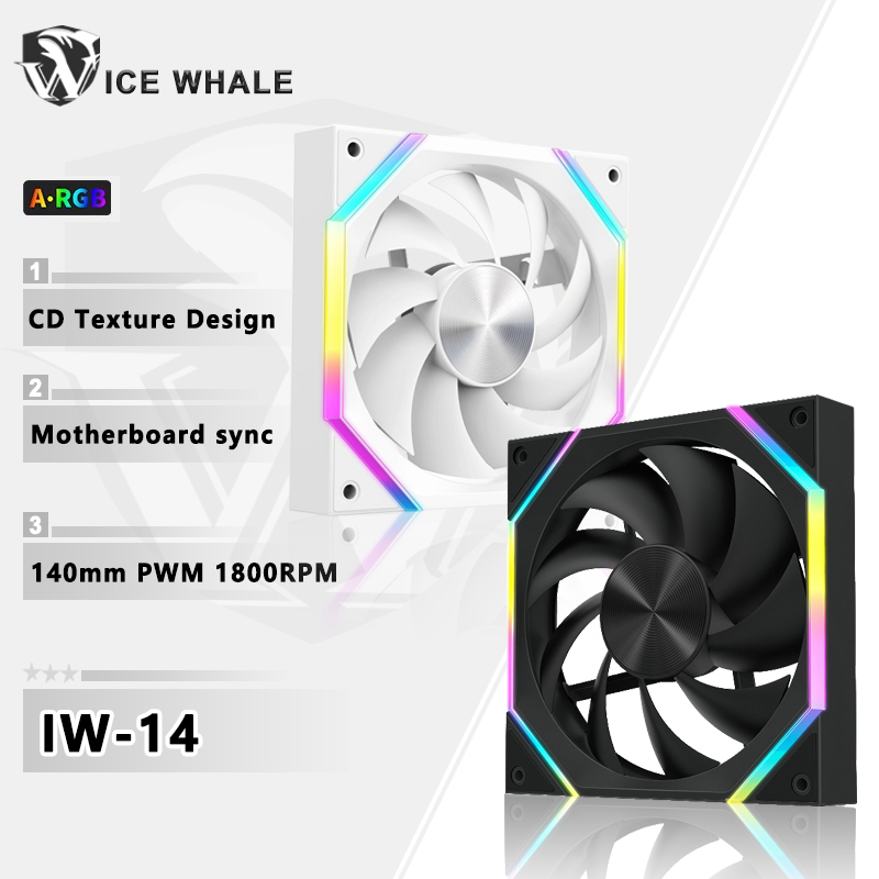 Argb Case Fan - ICE Whale IW-14 Computer Chassis Fan