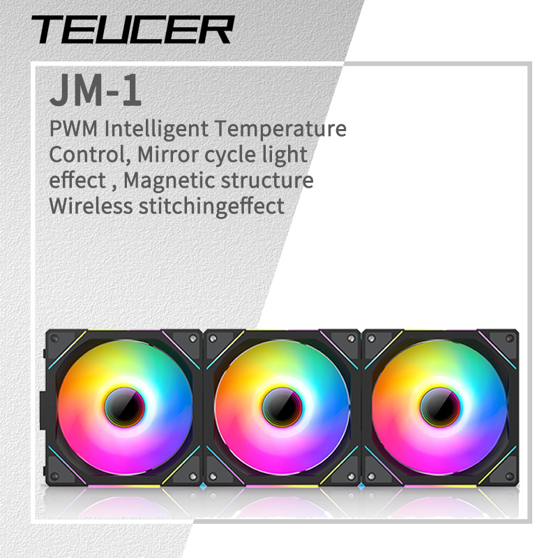 Argb Case Fan - TEUCER JM-1 PC Cooling Case Fan