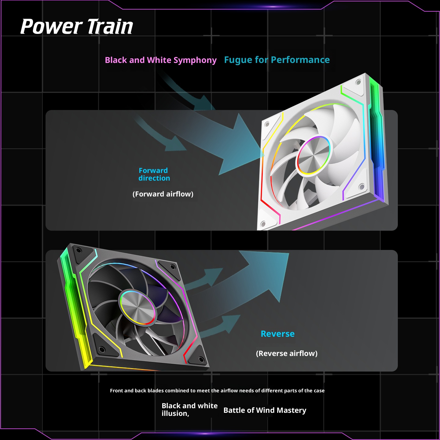 Power Train PRISM 9 PRO Comput - огляд і ціна Argb Case Fan