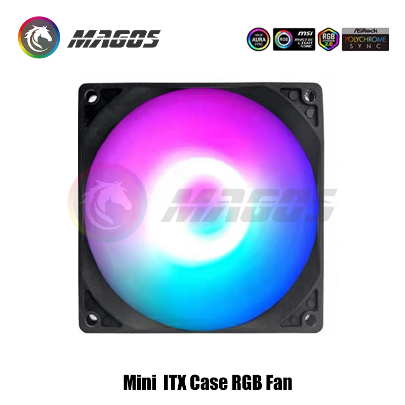 Mini ITX Case ARGB Fan 8cm 9cm - огляд і ціна Argb Case Fan