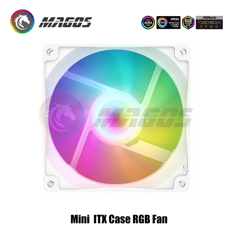 Mini ITX Case ARGB Fan 8cm 9cm - огляд і ціна Argb Case Fan