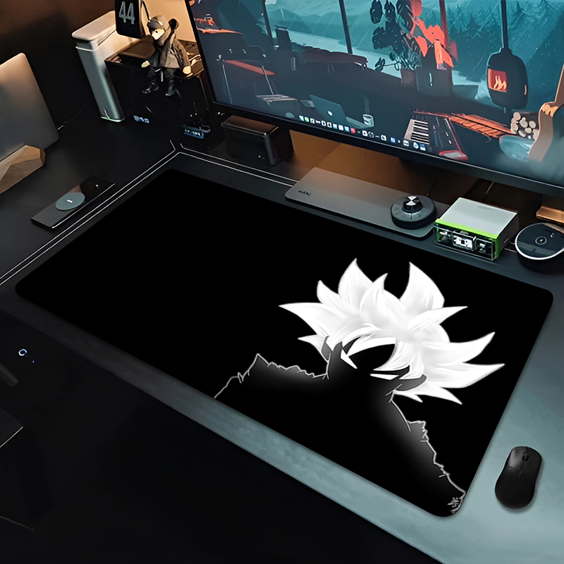 DBZ Black Anime Mouse Pad Drag - огляд і ціна Pc Gaming Setup