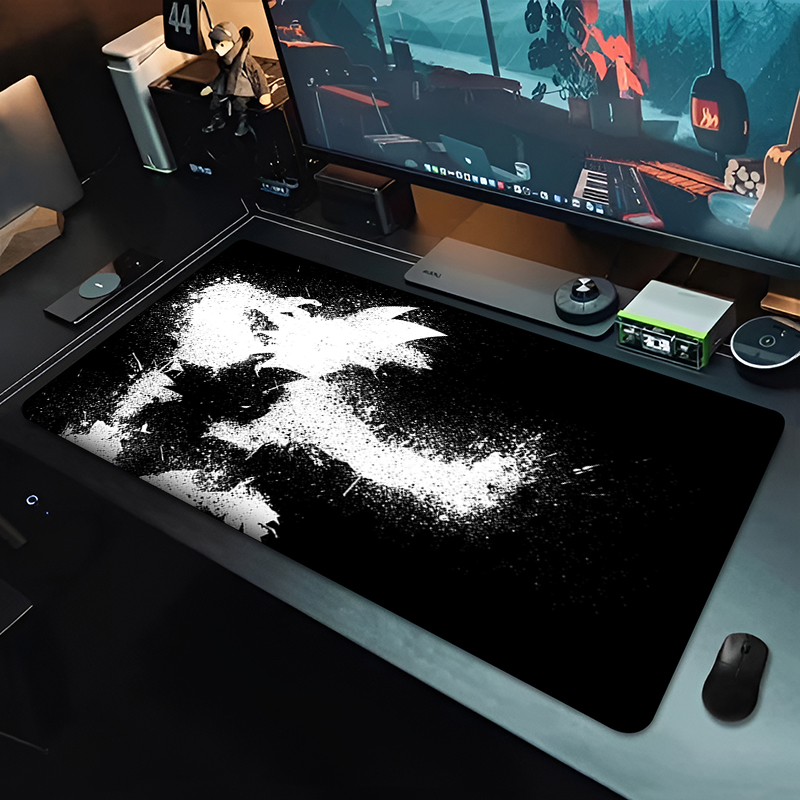 DBZ Black Anime Mouse Pad Drag - огляд і ціна Pc Gaming Setup