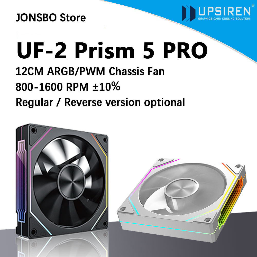 UPSIREN UF-2 PRISM 5 PRO 12CM  - огляд і ціна Argb Case Fan