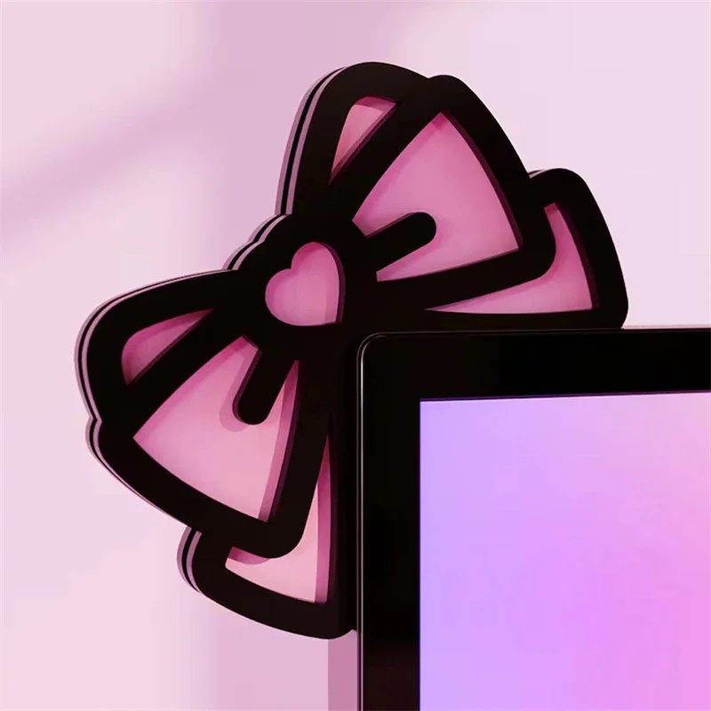Kawaii Pink Acrylic Bow Monito - огляд і ціна Pc Gaming Setup