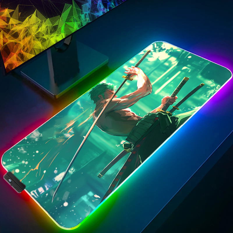 ONE PIECE Zoro Mouse Pad RGB G - огляд і ціна Pc Gaming Setup