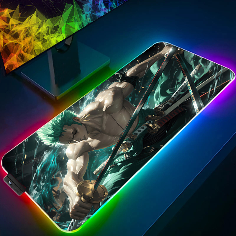 ONE PIECE Zoro Mouse Pad RGB G - огляд і ціна Pc Gaming Setup