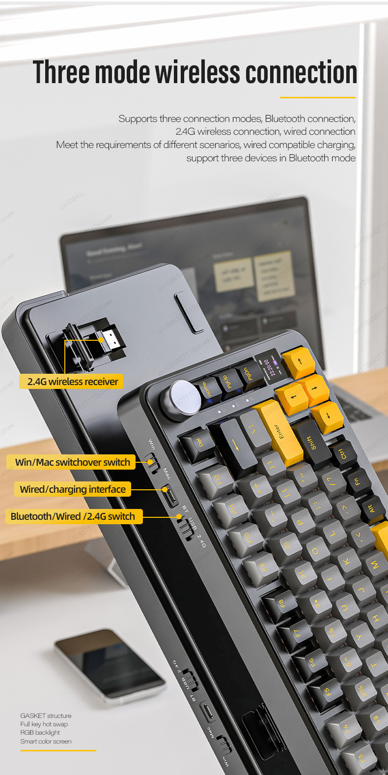 2024 New AL66 Mechanical Keybo - огляд і ціна Pc Gaming Sultan