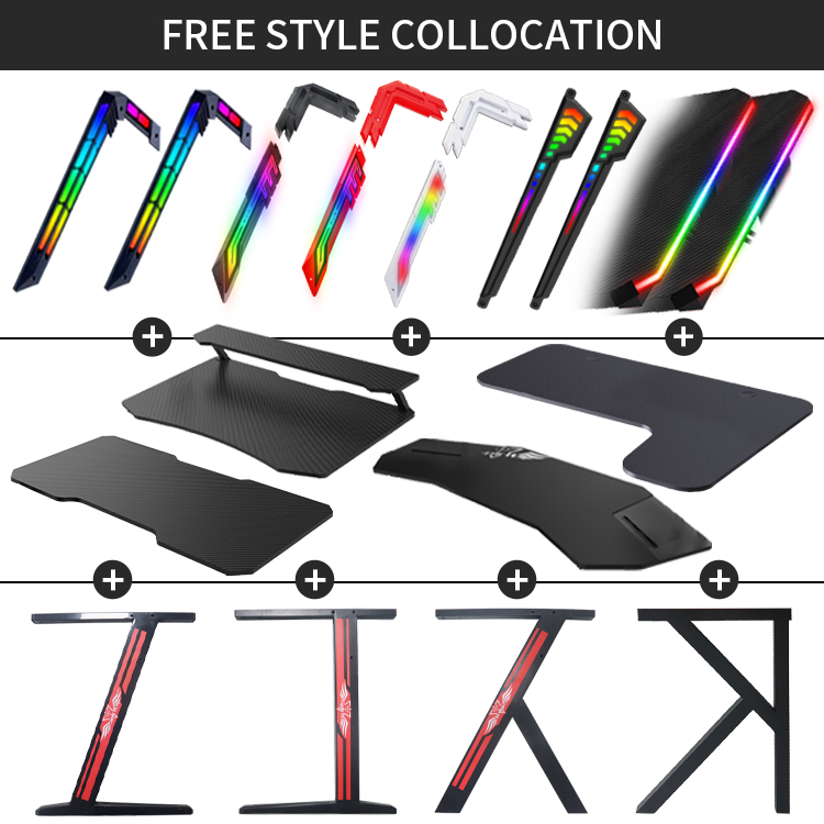 70-Inch Large RGB LED Light E- - огляд і ціна Pc Gaming Desk