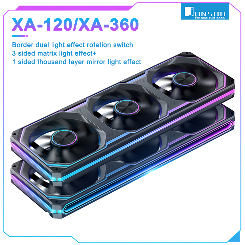 JONSBO XA-120 XA-240 XA-360 12 - огляд і ціна Argb Case Fan