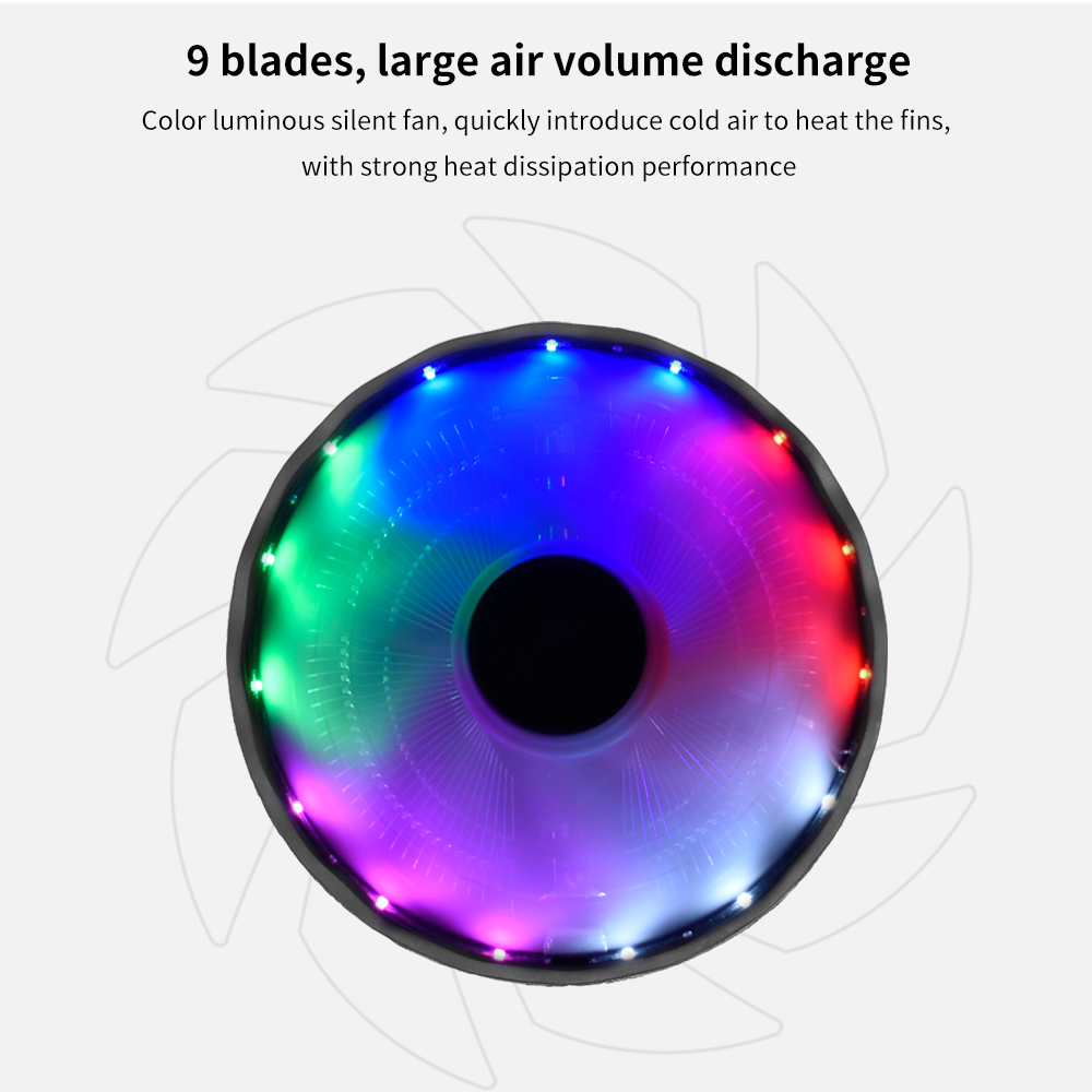 TISHRIC CPU Cooler Fan RGB PWM - огляд і ціна Argb Case Fan