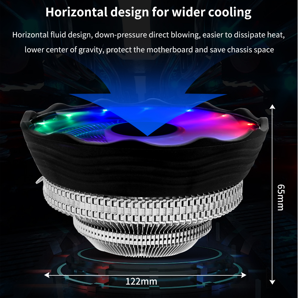 TISHRIC CPU Cooler Fan RGB PWM - огляд і ціна Argb Case Fan