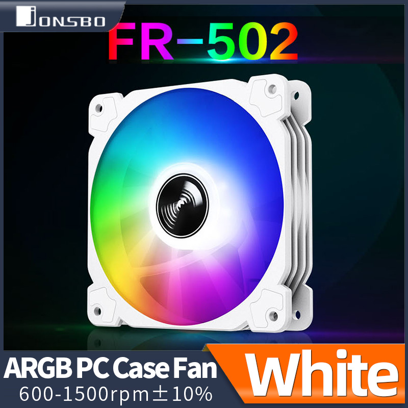 Jonsbo FR-502 12cm White PC Ca - огляд і ціна Argb Case Fan