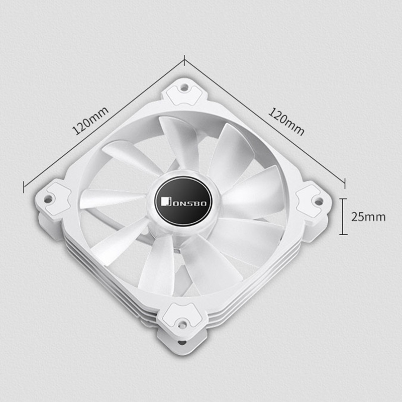 Jonsbo FR-502 12cm White PC Ca - огляд і ціна Argb Case Fan