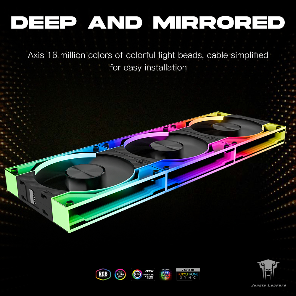Jungle Leopard Interstellar V3 - огляд і ціна Argb Case Fan